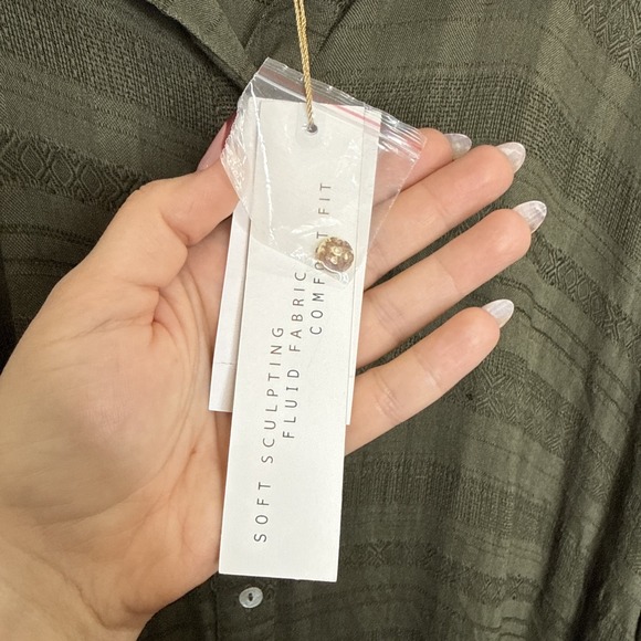 NEW Beyond Control Bathing Suit Swimsuit Coverup Tunic Poncho Dress XL Green - Picture 9 of 9